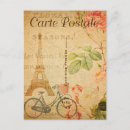 Search for vintage eiffel tower postcards French