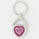 Search for heart dark key rings Pink
