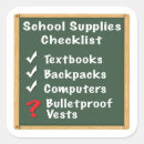 Search for school supplies stickers Students