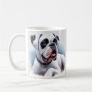 Search for white boxer dog mugs Watercolor