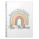 Search for kindergarten teacher notebooks Rainbow