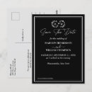 Search for black and white save the dates postcards Calligraphy