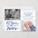 Search for 65 years invitations Typography