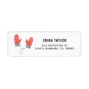 Search for snowflake wraparound return address labels Modern