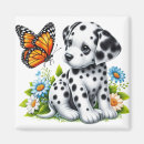 Search for butterfly dog magnets Dalmatian