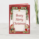 Search for beary merry christmas cards Teddy