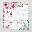 Search for tribal birthday invitations Rustic