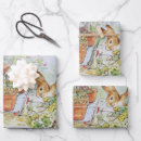 Search for rabbit wrapping paper Beatrix potter