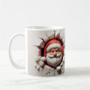 Search for funny 3d mugs Santa