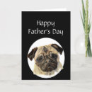 Search for pug fathers day cards Animal