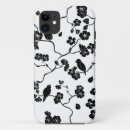 Search for black and white bird iphone cases Flower