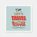 Search for world map napkins Journey