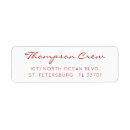 Search for chic stylish typography return address labels Script