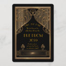 Search for great gatsby save the dates Gold