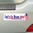 Search for let go bumper stickers Nascar