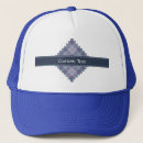 Search for checked pattern hats Blue