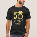 Search for 50 years golden anniversary tshirts Couple
