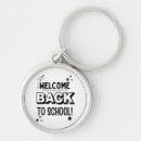 Search for welcome back to school key rings Education