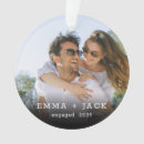 Search for cute couple christmas tree decorations Engagement keepsake