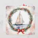 Search for sailboat christmas cards Wreath