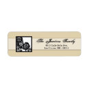 Search for black lace return address labels Damask