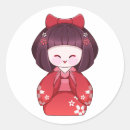 Search for kokeshi stickers Kimono