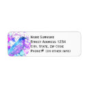 Search for crow return address labels Watercolor