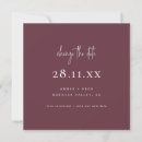 Search for change the date invitations Minimalist