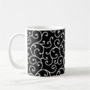 Search for black scroll mugs Abstract
