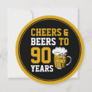 Search for funny 90th birthday invitations 90 years