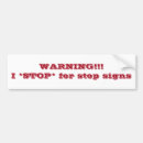 Search for stop signs bumper stickers Traffic