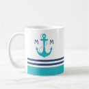 Search for navy blue stripe mugs Anchor