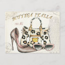 Search for high heel shoes postcards Purse