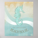 Search for watercolor seahorses posters Nautical