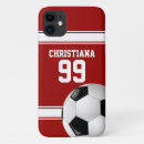 Search for football team iphone cases Red