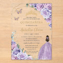 Search for lavender and gold quinceanera invitations For kids