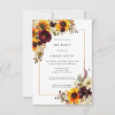Search for fall hens party invitations Floral