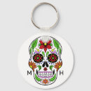 Search for sugar skull key rings Colourful