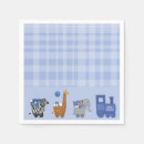 Search for blue elephant baby shower napkins Giraffe