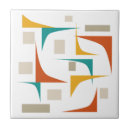 Search for orange and teal tiles Mid century modern