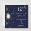 Search for navy silver anniversary invitations Party
