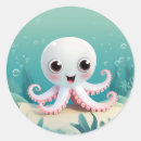 Search for baby octopus stickers Ocean