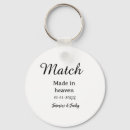 Search for match key rings Calligraphy typography elegant