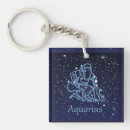 Search for aquarius zodiac sign key rings Stars