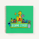 Search for ernie sesame street notebooks Oscar the grouch