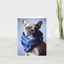 Search for frenchie christmas cards Snow