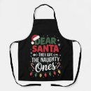 Search for naughty christmas aprons Xmas