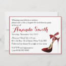 Search for red black hens party invitations Chic