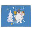 Search for snowman gift bags Frosty the snowman