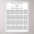Search for 20 table wedding seating charts Black